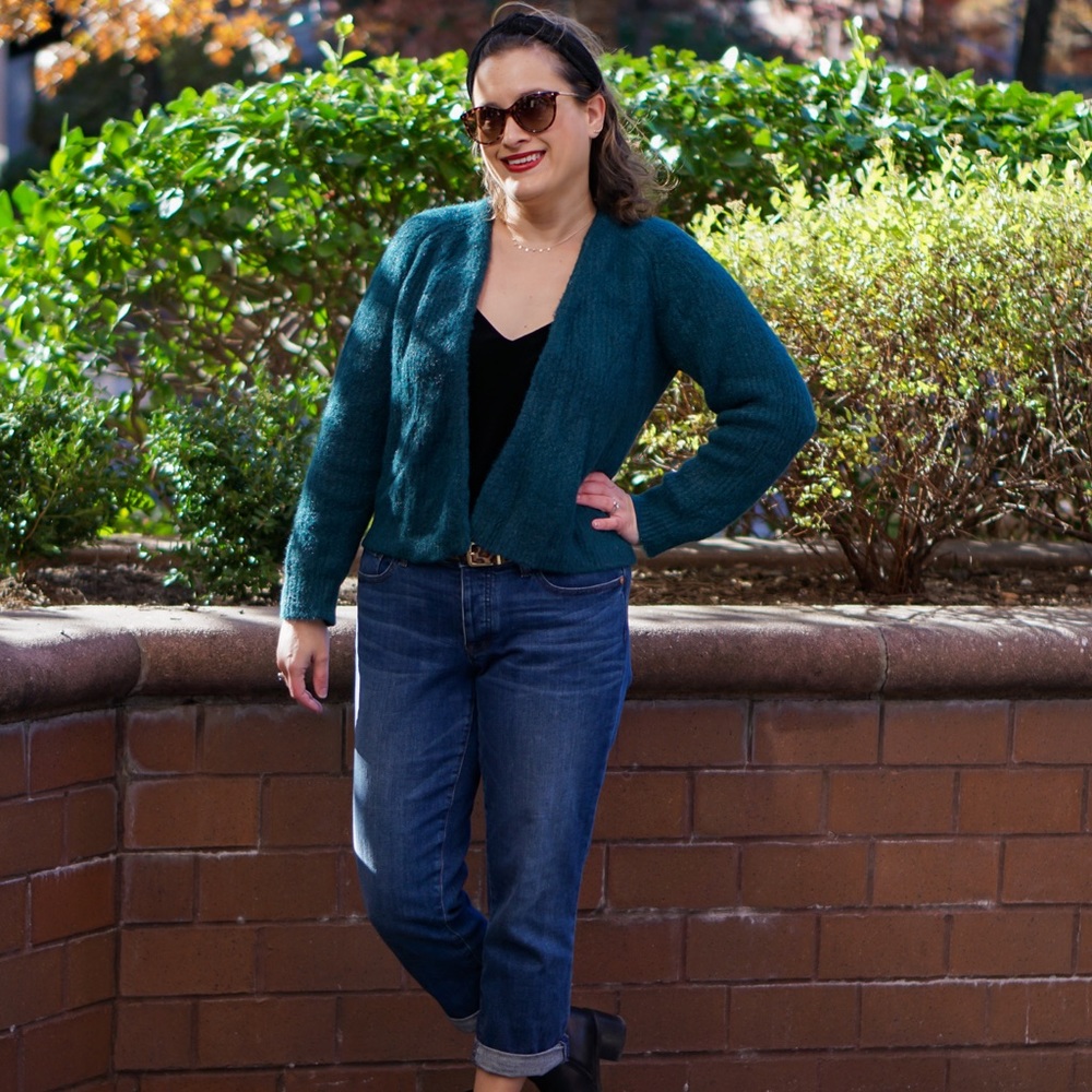 Flattering boyfriend jeans